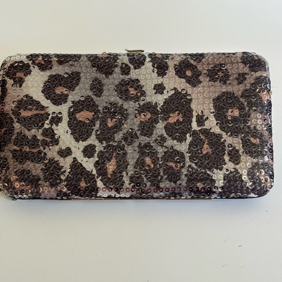 Handbags - Clutch wallet silver, purple and brown